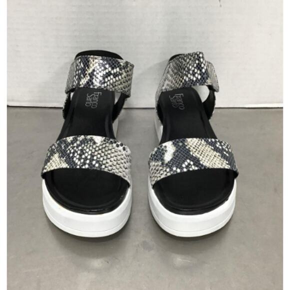 Franco Sarto Kana Platform Sandals Snakeskin Pattern Women's Size 9.5 - Picture 2 of 7